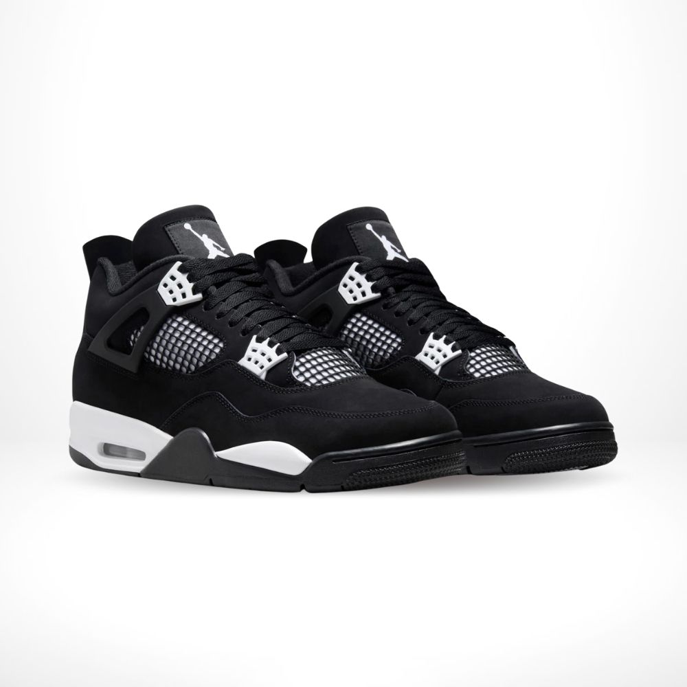 Alternative view of Air Jordan 4 Retro White Thunder