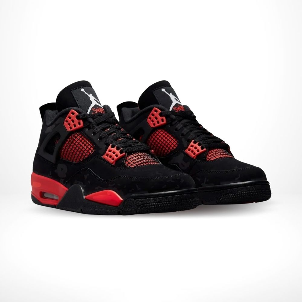 Alternative view of Air Jordan 4 Retro Red Thunder