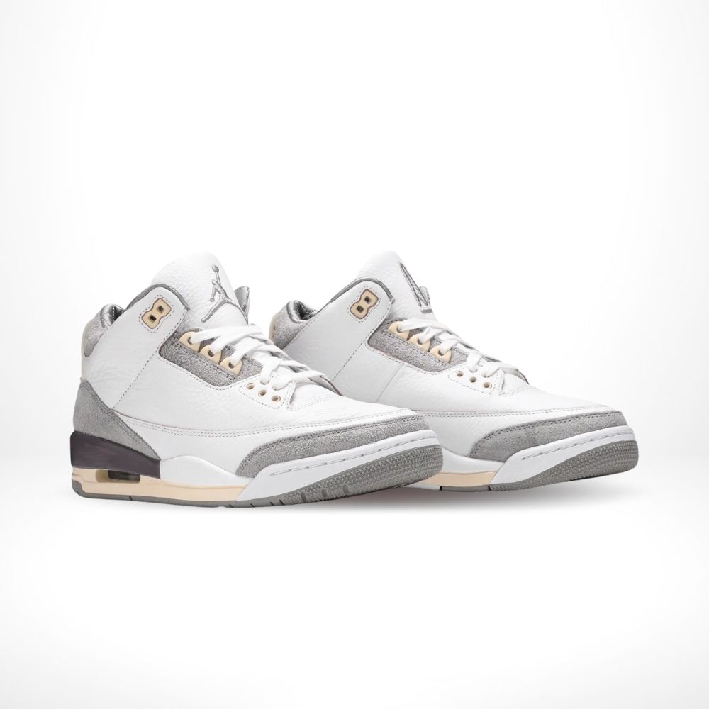 Alternative view of Air Jordan 3 Retro X A Ma Maniére Raised By Women White Grey SP