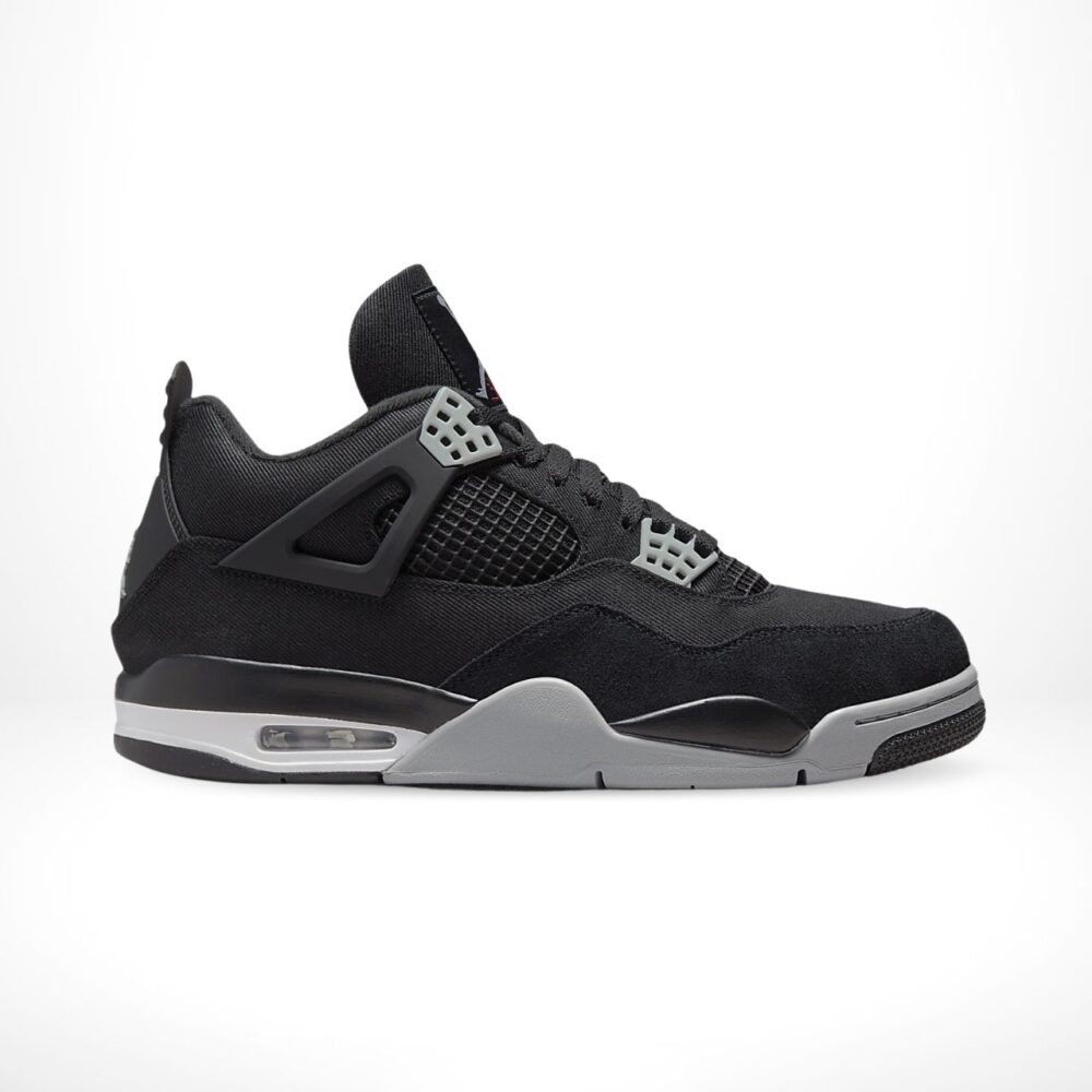 Air Jordan 4 Retro SE Black Canvas Light Steel