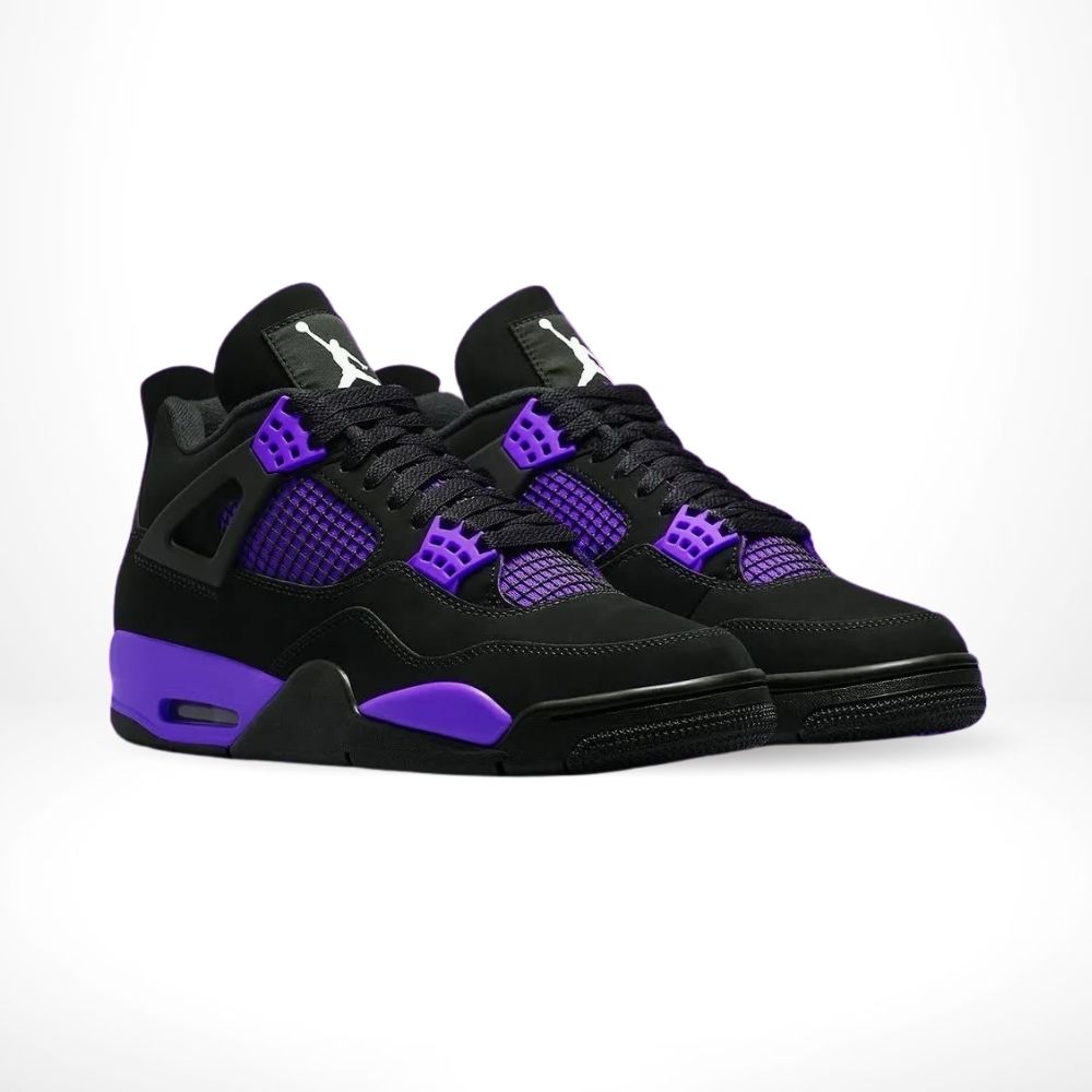 Alternative view of Air Jordan 4 Purple Thunder