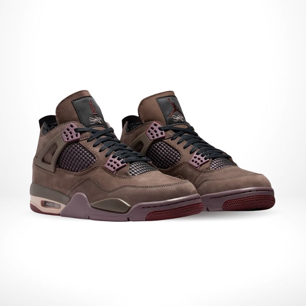 Alternative view of Air Jordan 4 Retro x A Ma Maniére Dark Mocha