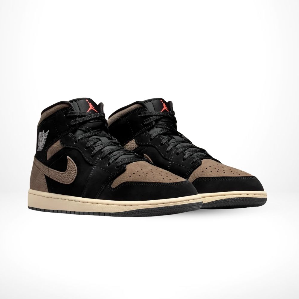 Alternative view of Air Jordan 1 Mid Olive Grey
