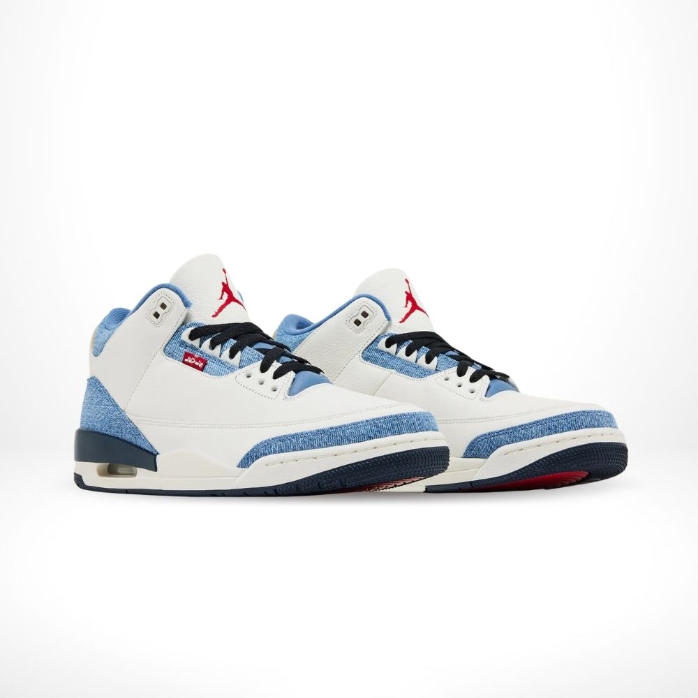 Alternative view of Air Jordan 3 Retro x Levis All Star Denim Sail